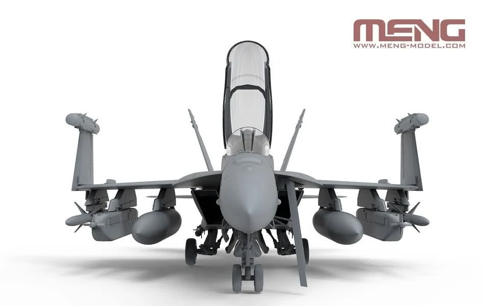 MENG Boeing EA-18G Growler Electronic Attack Aircraft Yellow Jackets 1/48