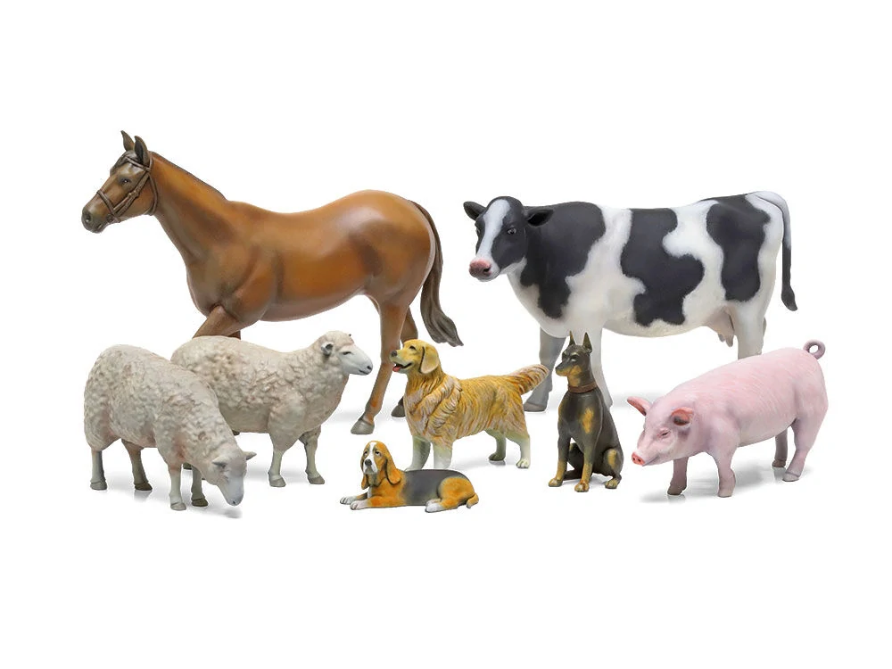 Tamiya Livestock Set II (Domácí zvířata) 1/35