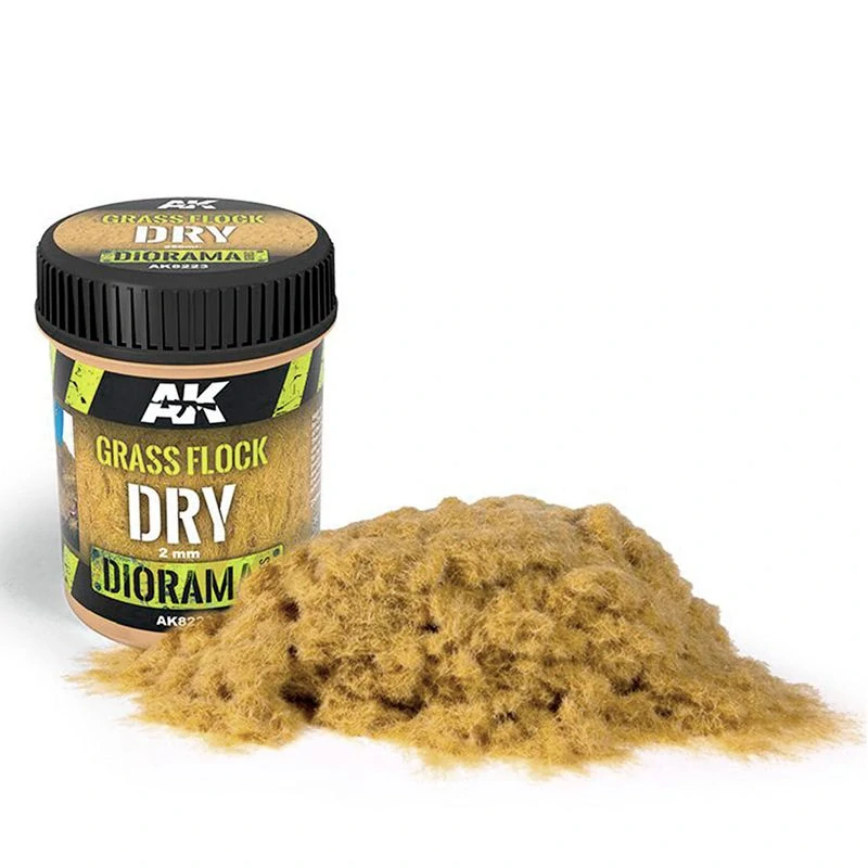 AK Grass Flock 2mm Dry / Suchá tráva