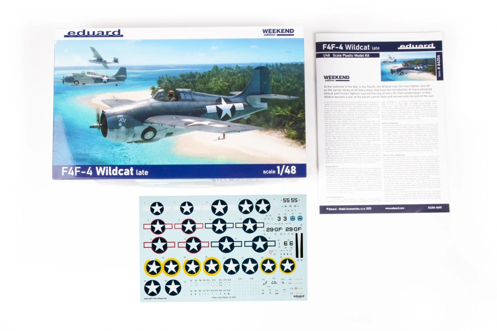 Eduard F4F-4 Wildcat pozdní verze Weekend 1/48
