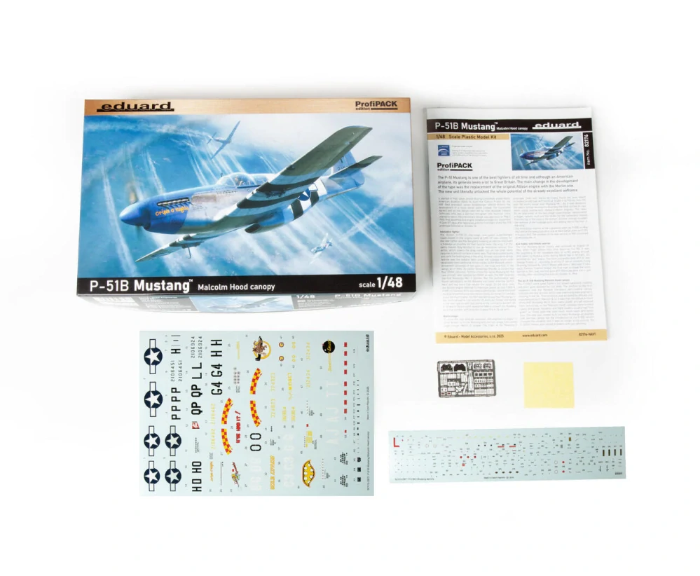 Eduard Mustang Malcolm Hood Canopy ProfiPACK 1/48