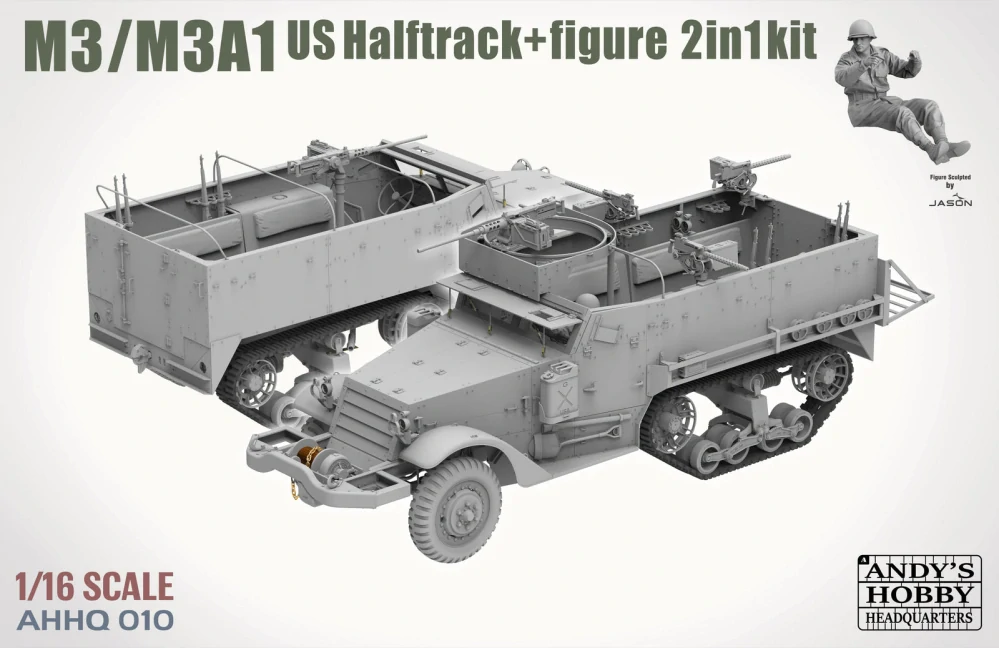 Andy's HHQ M3/M3A1 U.S. Halftrack 2 in 1 1/16