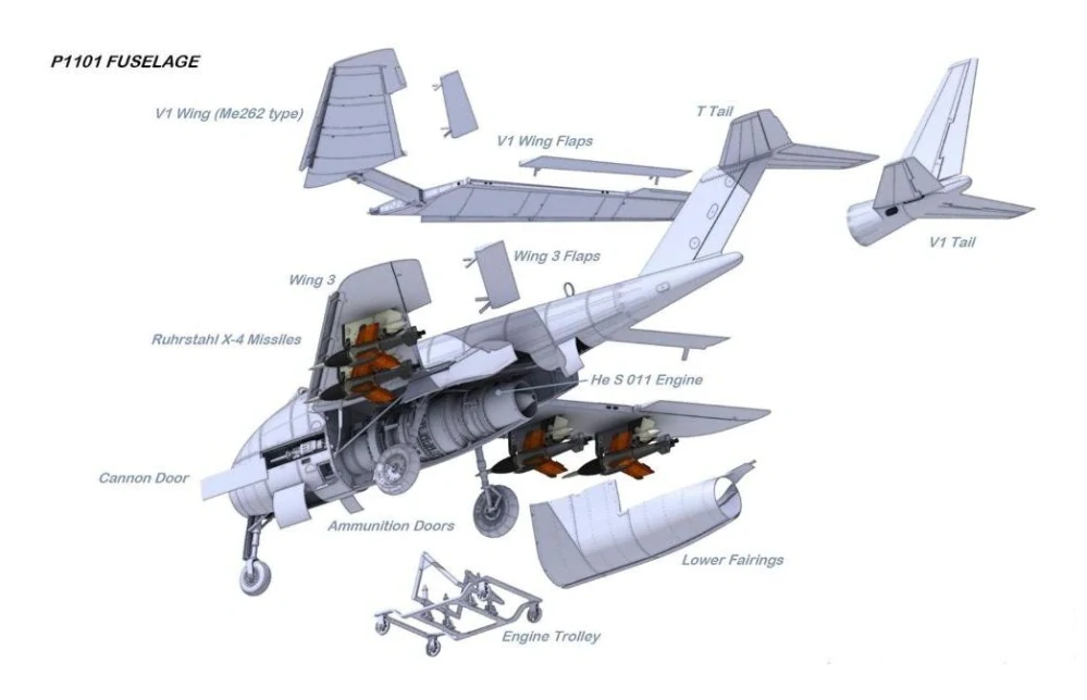 Das Werk Messerschmitt P.1101 1/32