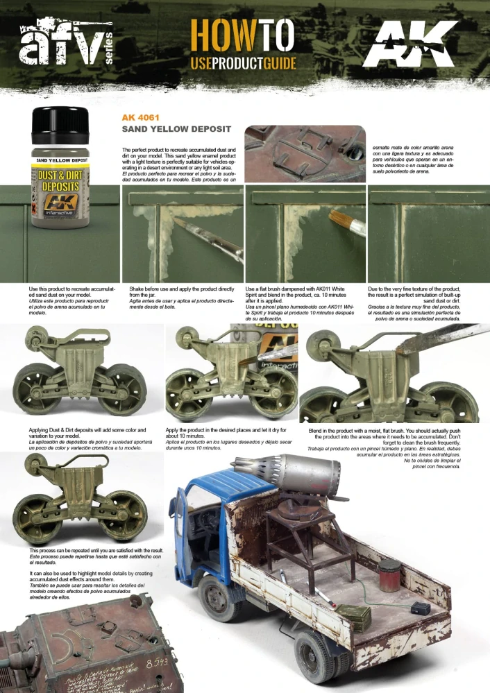 AK Sand Yellow Deposit - 35ml / Písečný prach