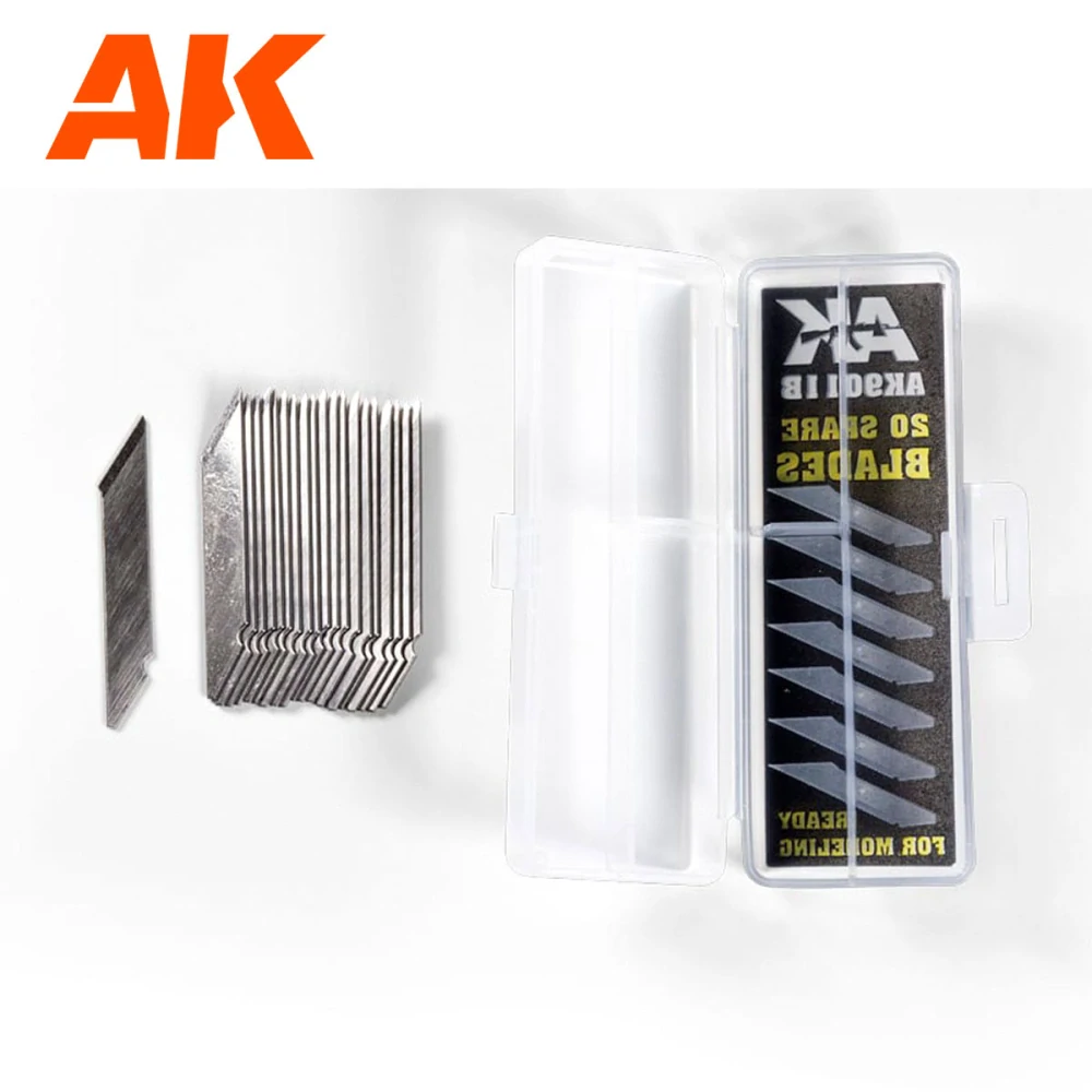 AK Cutter 20 Spare Blades / Sada 20ks náhradních čepelí + box (Pro AK9011)