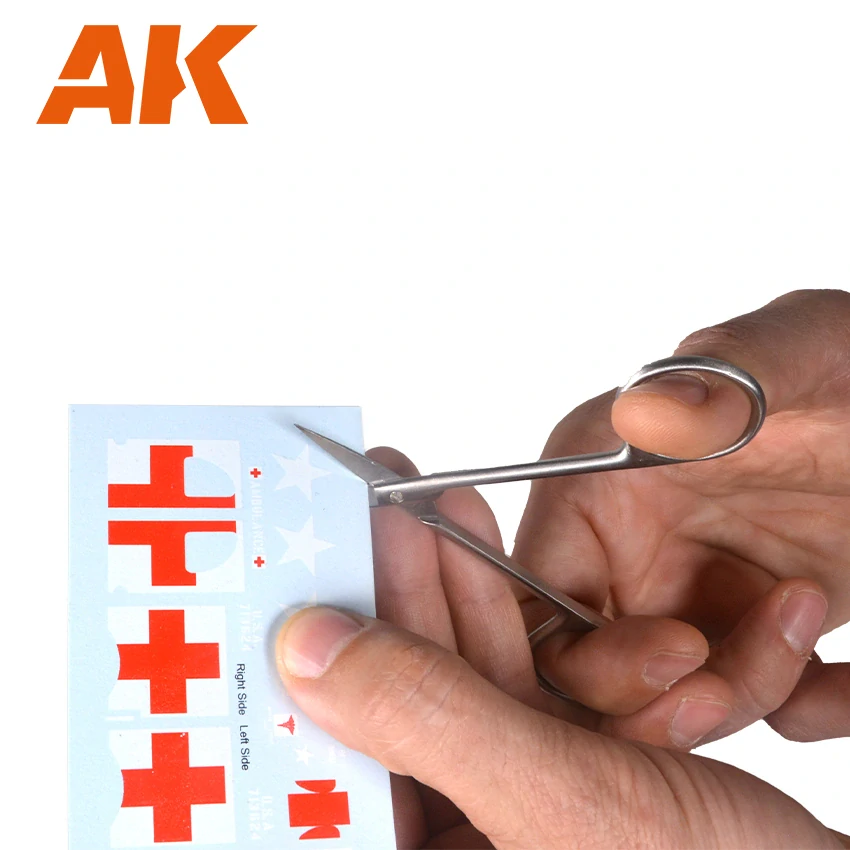 AK Scissors Straight - Special Decals and Paper / Detailní nůžky na obtisky a papír