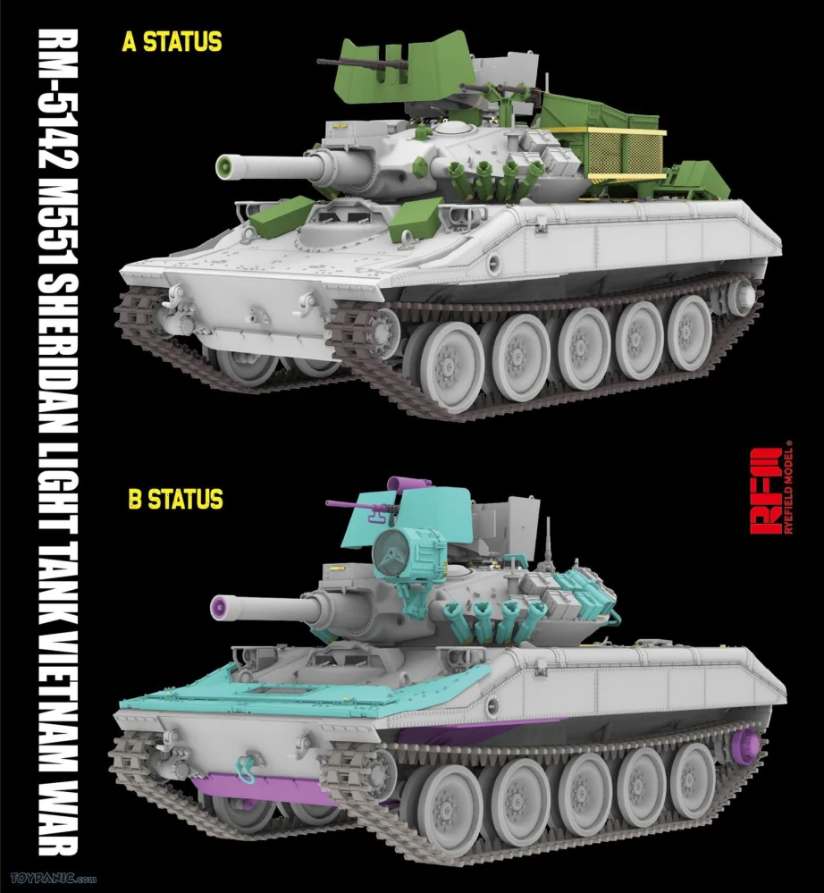 RFM M551 Sheridan Light Tank "Vietnam War" 1/35
