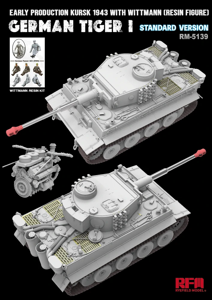 RFM Tiger I early "Kursk 1943" w/ Wittmann (Standard version) 1/35