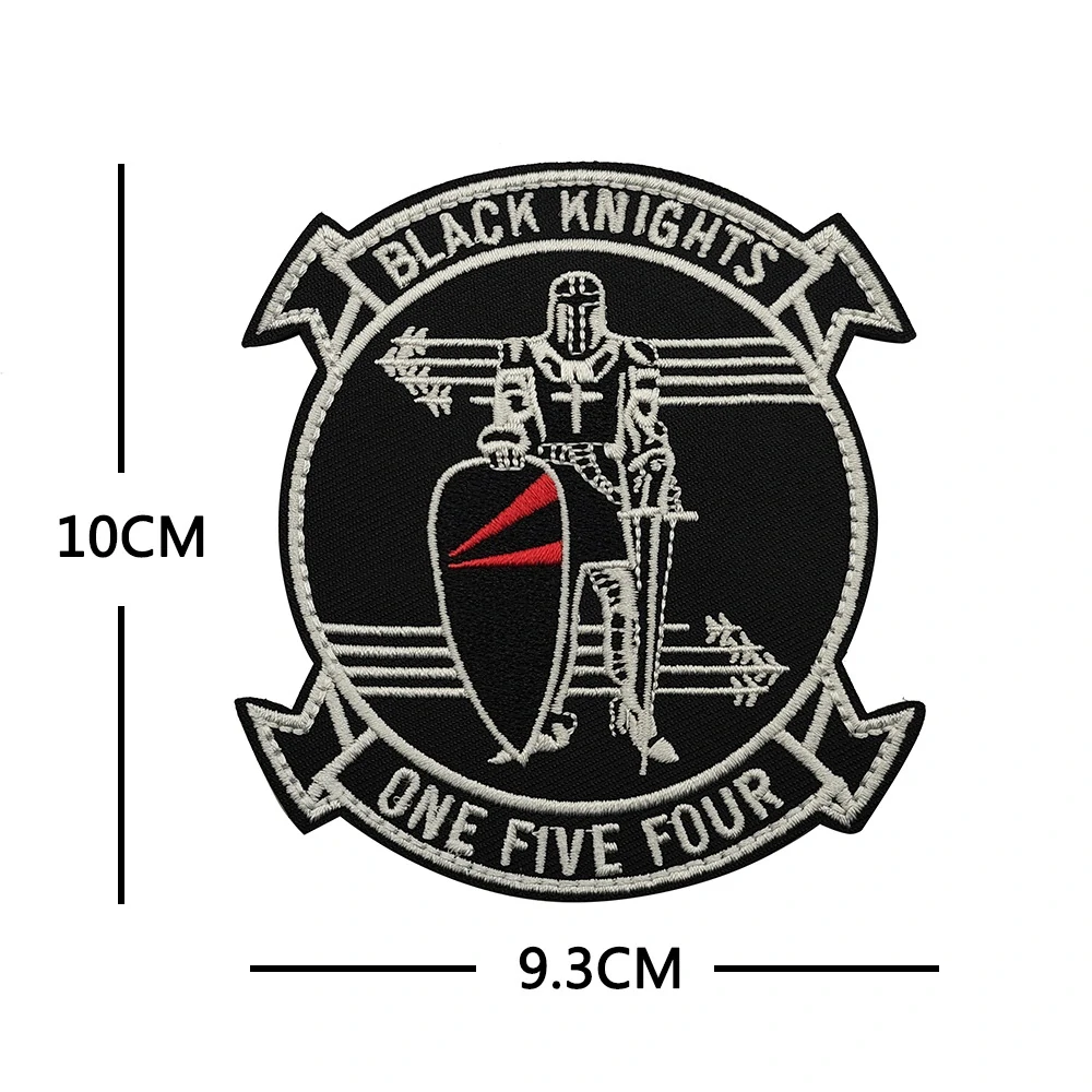 Nášivka F-14 Tomcat VFA-154 Black Knights (Na suchý zip)