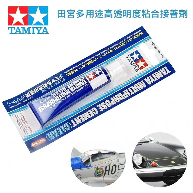 Tamiya Cement for clear and painted parts - 20g / Lepidlo na čiré a nabarvené díly