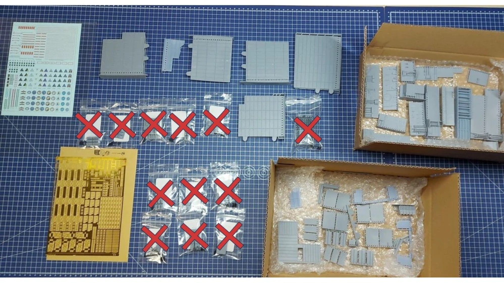 L'Arsenal 2.0 USS Nimitz (CVN-68) Hangar Detail Kit - 3D Print (For Trumpeter) 1/350