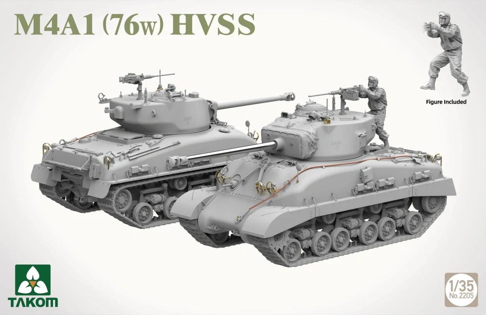 Takom SHERMAN² BOX + 1:16 US Army Tank Crewman 1/35