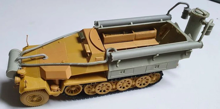 Custom scale Driving School Vehicle Version 2 Wood Gas Equipment for Sd.Kfz.251 Ausf. C/D Conversion Kit 1/35