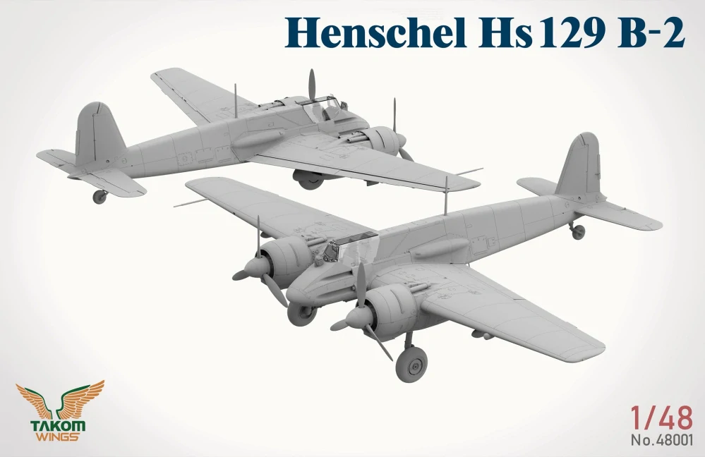 Takom Henschel Hs 129 B-2 with INTERIOR 1/48