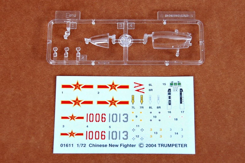 Trumpeter Chinese Jian J-10 Fighter 1/72