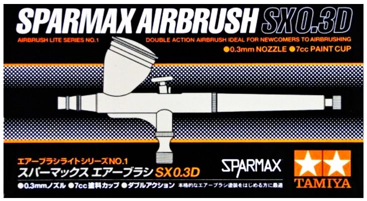 Tamiya Sparmax Airbrush SX0.3D 0.3mm