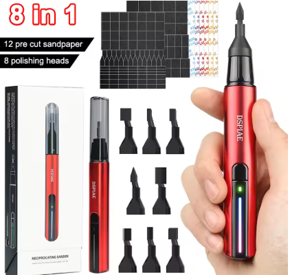DSPIAE ES-A Reciprocating Sander / Aku Modelářská vibrační mikrobruska + Příslušenství 8v1