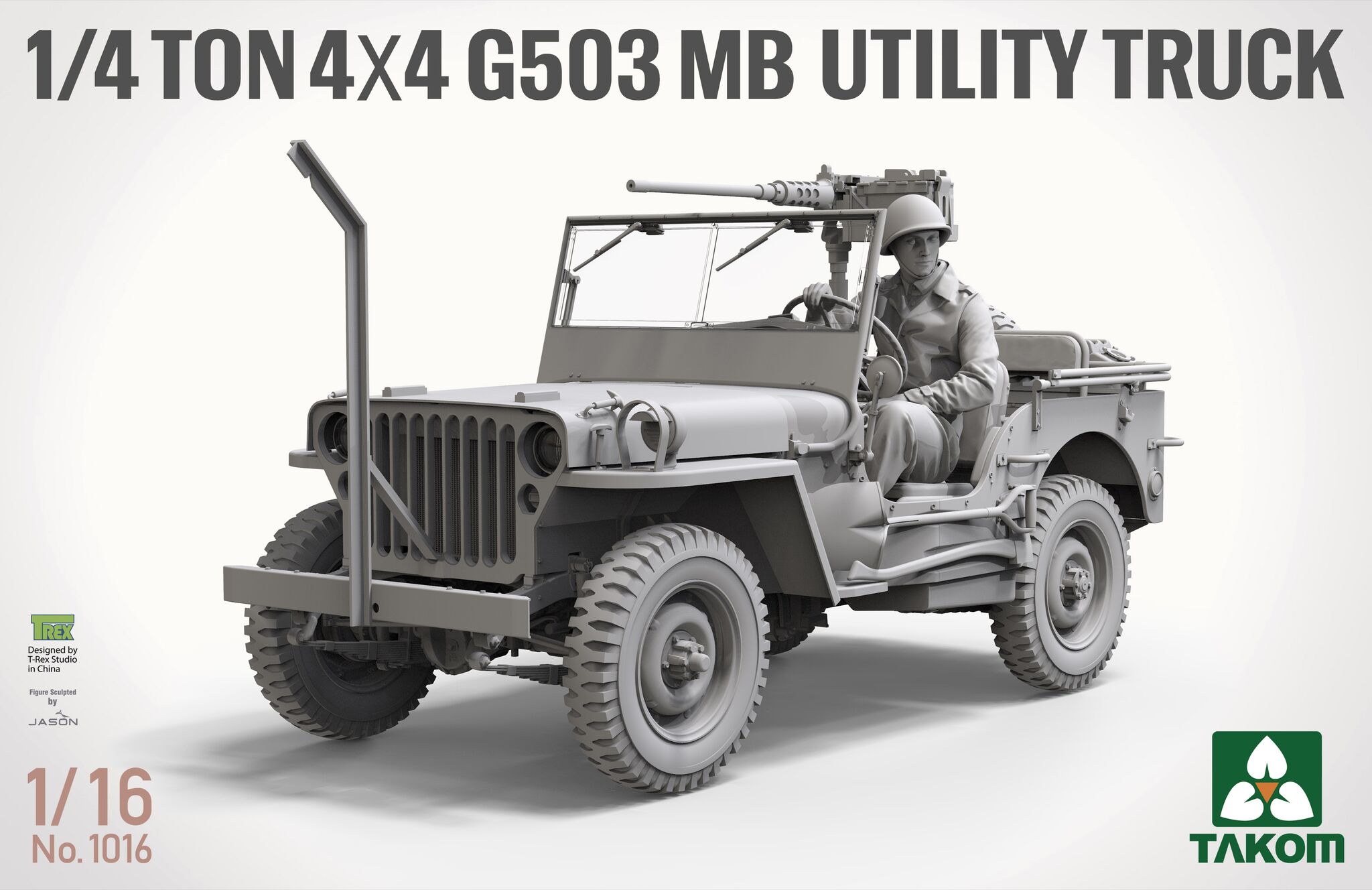 Takom ¼-ton 4×4 G503 MB Utility Truck (Jeep) 1/16