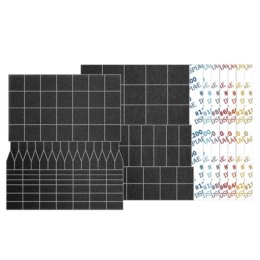 DSPIAE MSP-ESS Sanding Paper Set 180-1200 Grit / Set náhradních brusných papírků pro ES-A