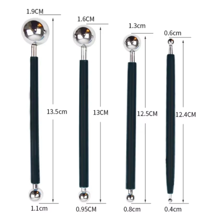 Sada kuličkových zahlazovacích nástrojů 4v1