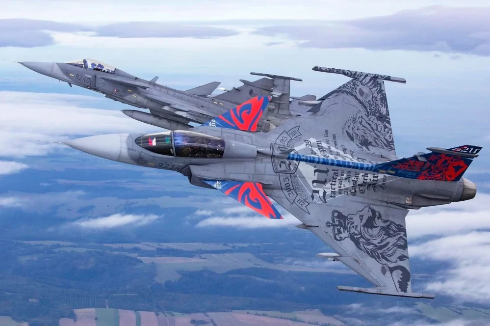 Model Maker Decals Czech Gripen 20 Years Of Service (For Kitty Hawk) - decal set (ČR) 1/48