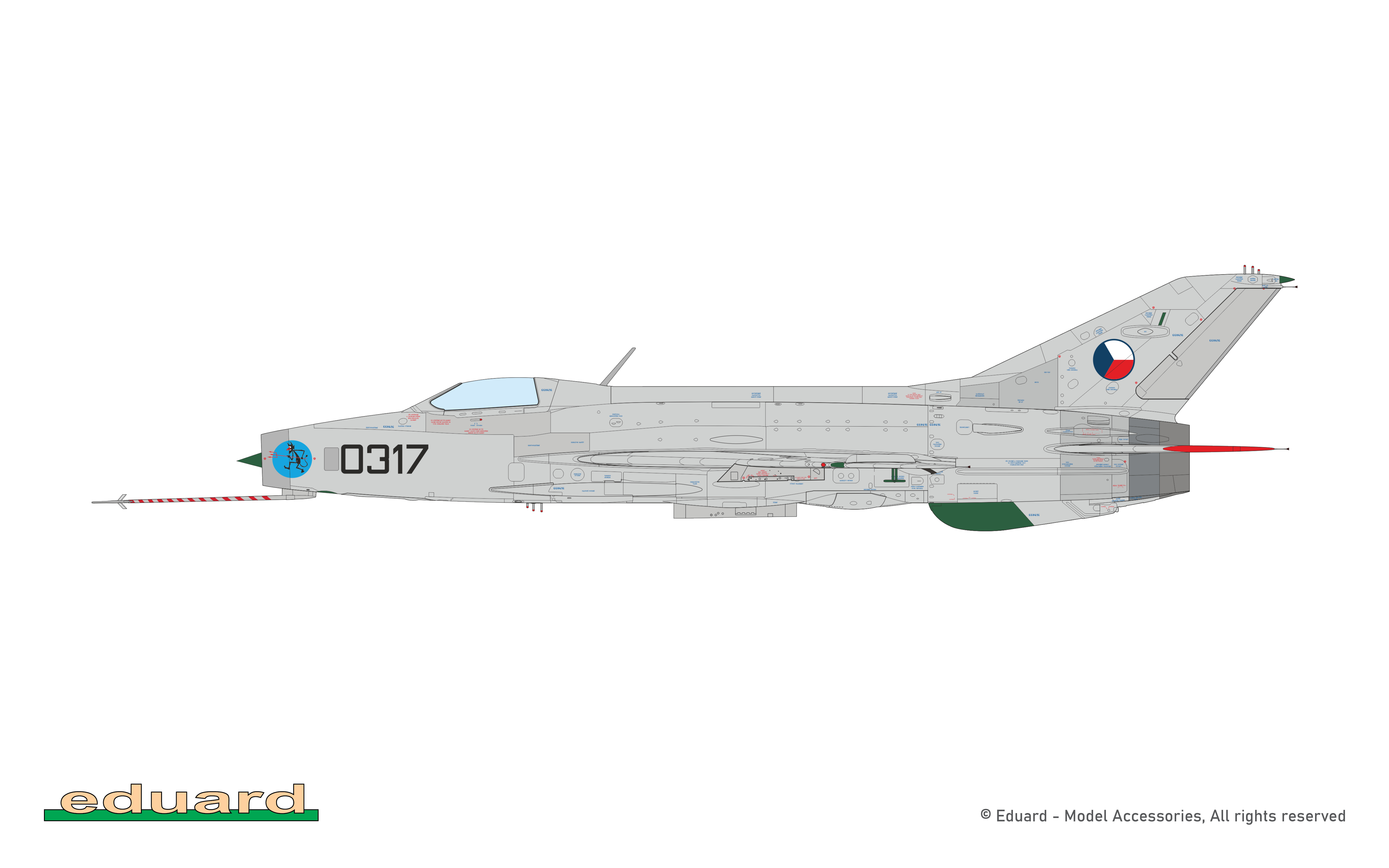 Eduard MiG-21 F-13 ProfiPACK (ČR) 1/48