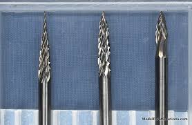 DSPIAE GH-001 Tungsten Steel Grinding Head Set / Set wolframových frézek 3v1 (dřík 3mm)