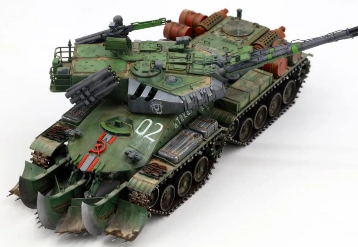 Border Model Apocalypse Tank (Red Alert 2) 1/35