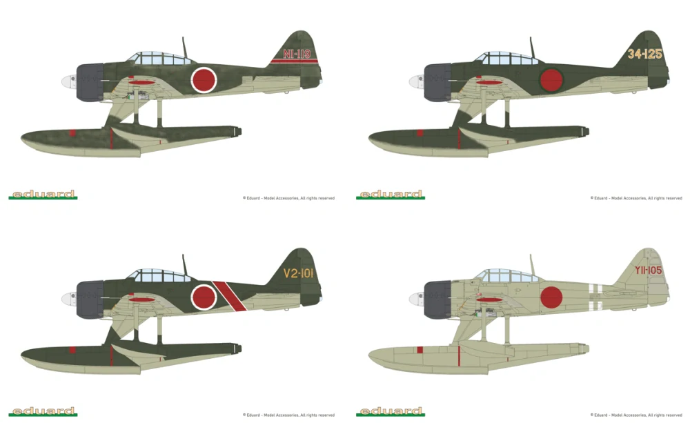 Eduard A6M2-N Rufe Weekend 1/48