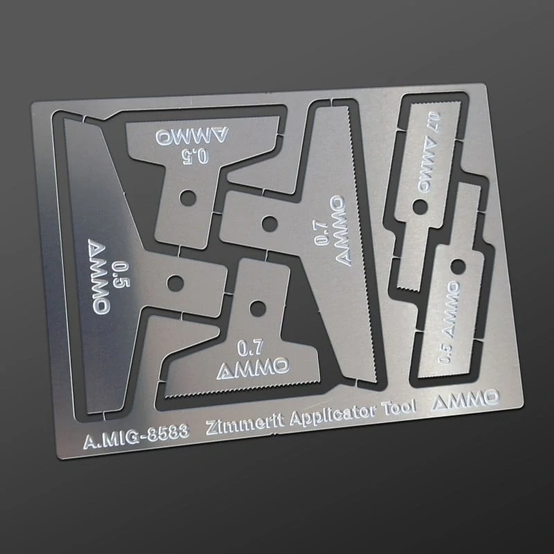 Ammo Mig Zimmerit Applicator Tools / Sada pro tvorbu Zimmeritu