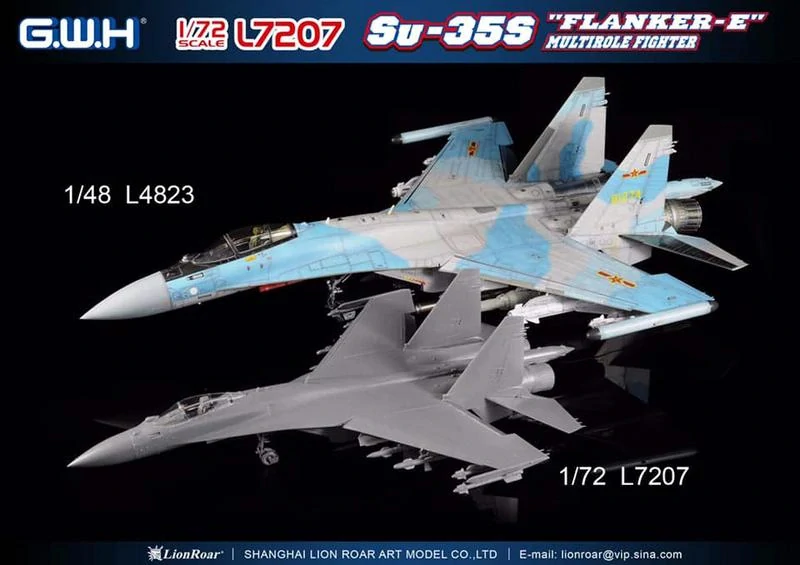 G.W.H Su-35S "Flanker-E" Multirole Fighter 1/72