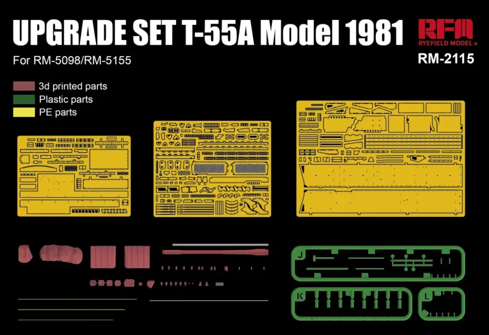RFM Upgrade set for 5155/5098 T-55a 1/35