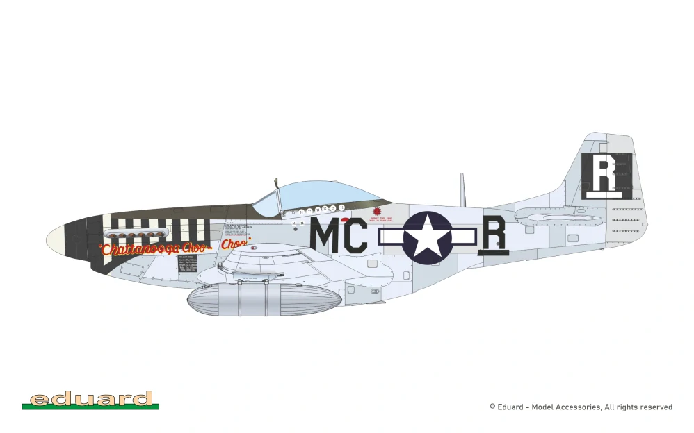 Eduard North American P-51 D Mustang Weekend 1/72
