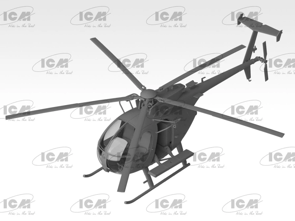 ICM MH-6J Little Bird, US Special Forces Helicopter 1/48