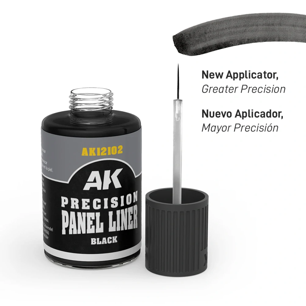AK Precision Paneliner Black - 30ml / Černá