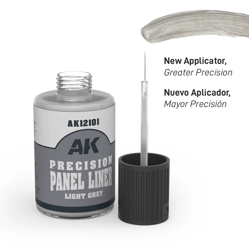 AK Precision Paneliner Light Grey - 30ml / Světle šedá