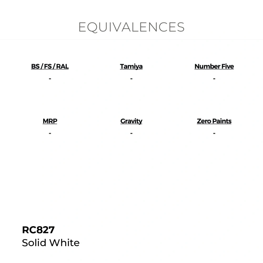 AK RC Solid White / Bílá
