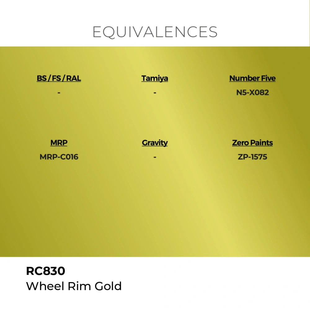 AK RC Wheel Rim Gold / Zlatá
