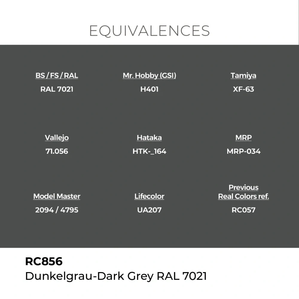 AK RC Dunkelgrau-Dark Grey RAL 7021 / Tmavě šedá