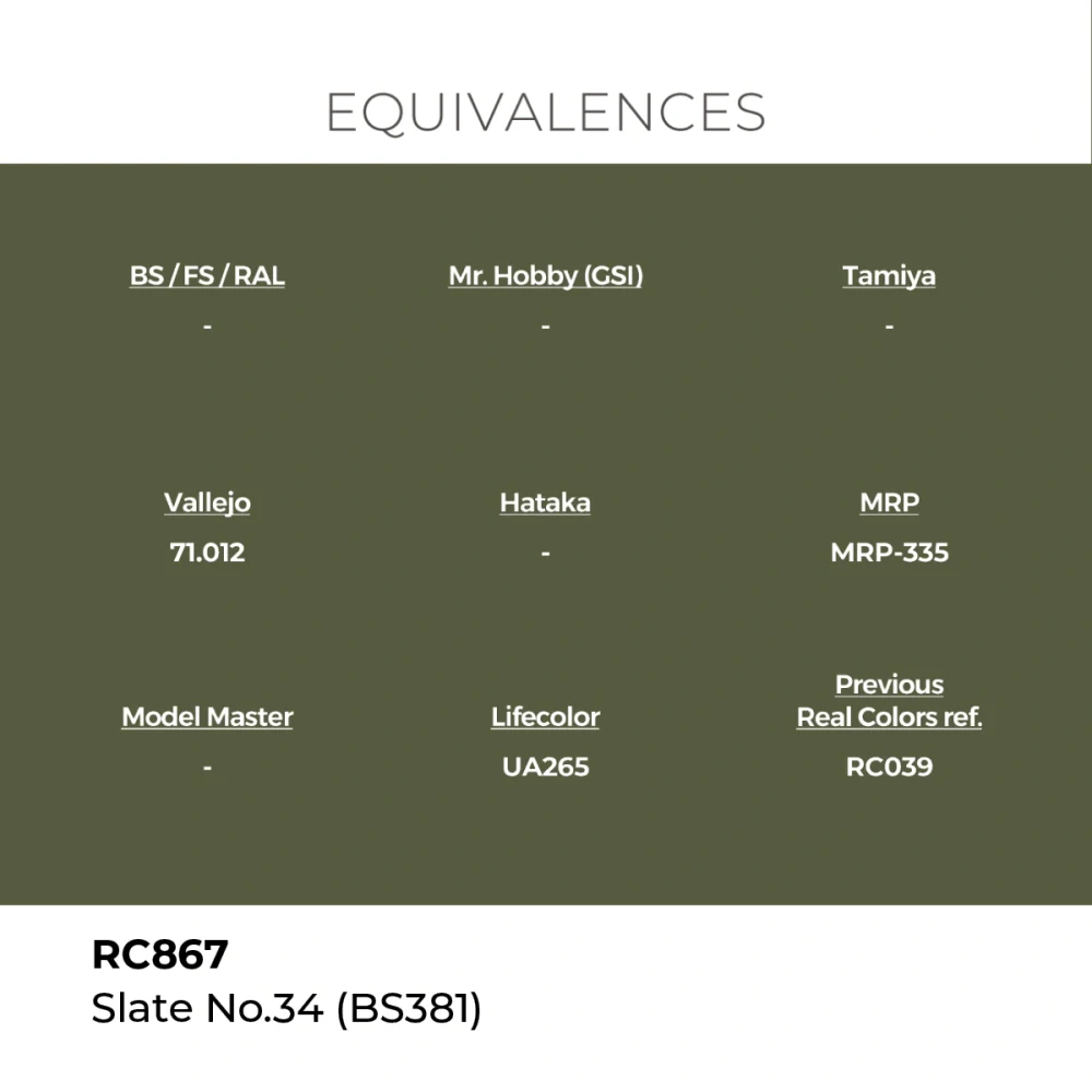 AK RC Slate No.34 (BS381)
