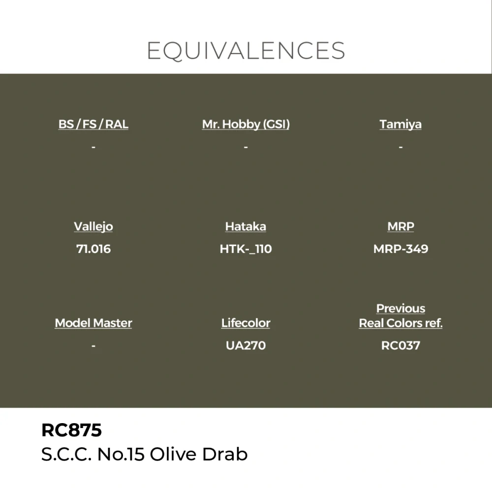 AK RC S.C.C. No.15 Olive Drab / Olivová