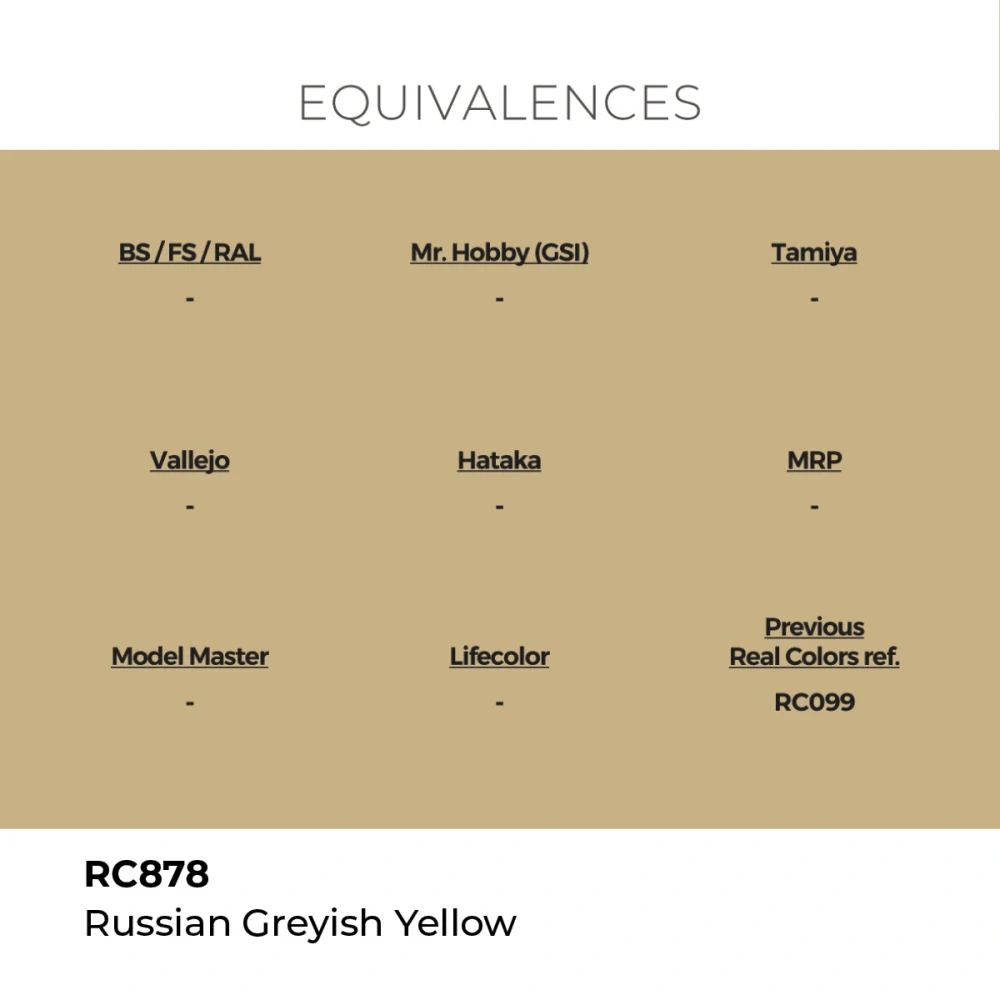 AK RC Russian Greyish Yellow / Ruská šedožlutá
