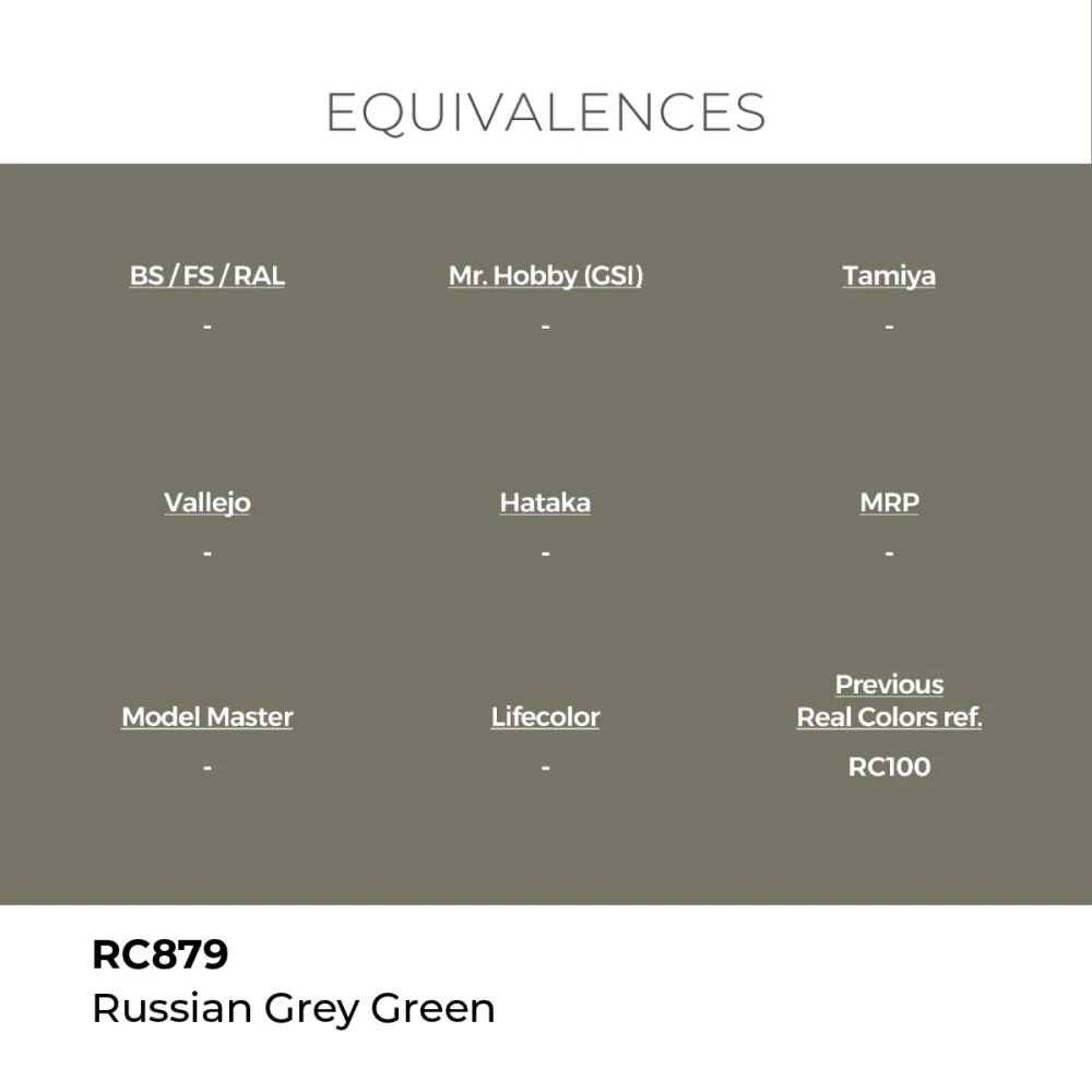 AK RC Russian Grey Green / Ruská šedozelená