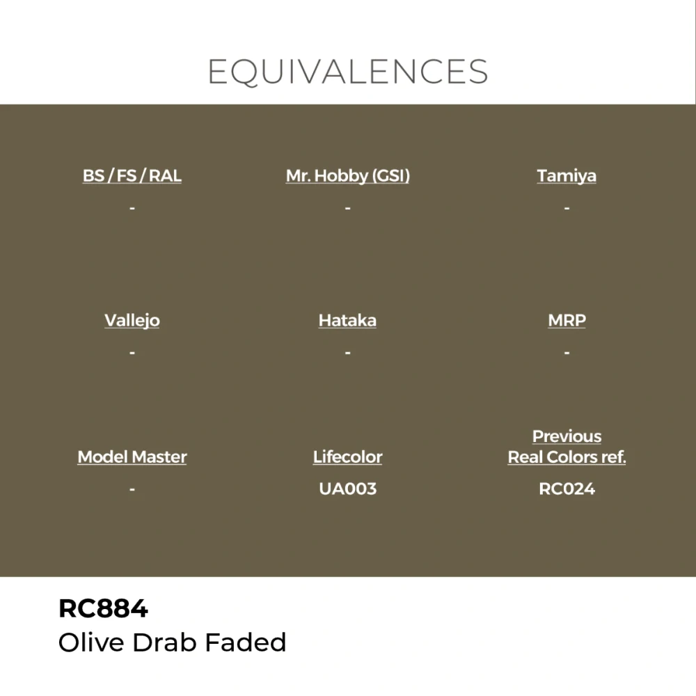 AK RC Olive Drab Faded / Olivová zašlá