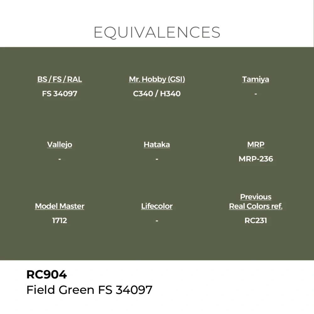 AK RC Field Green FS 34097 / Polní zelená