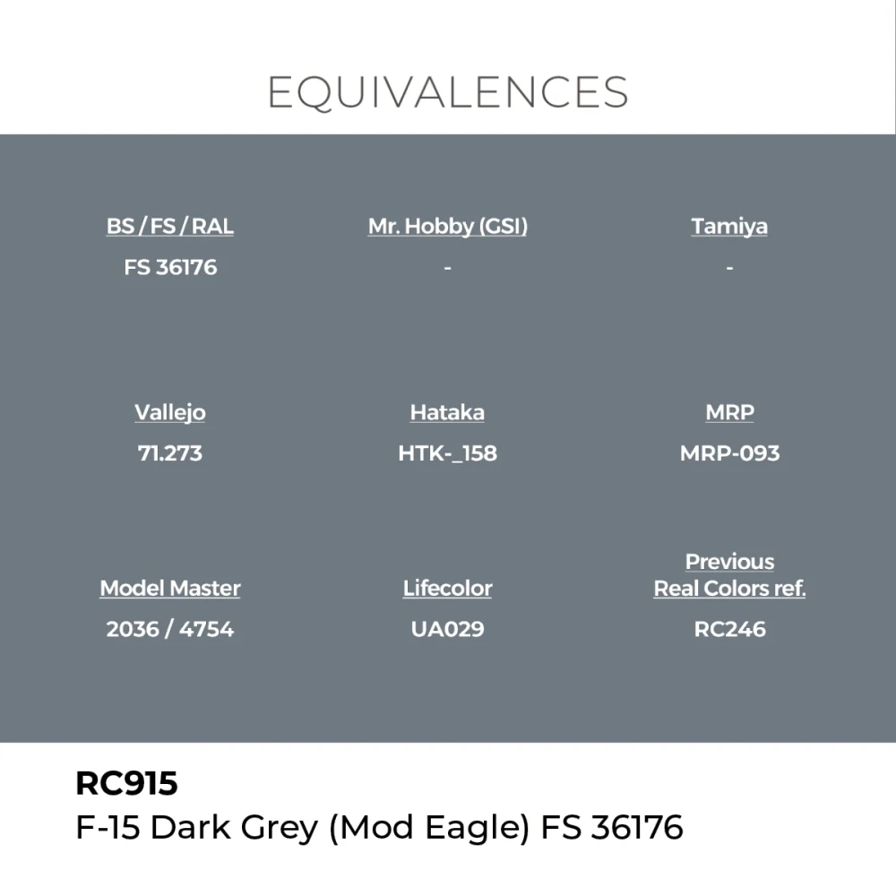 AK RC F-15 Dark Grey (Mod Eagle) FS 36176 / Šedá F-15