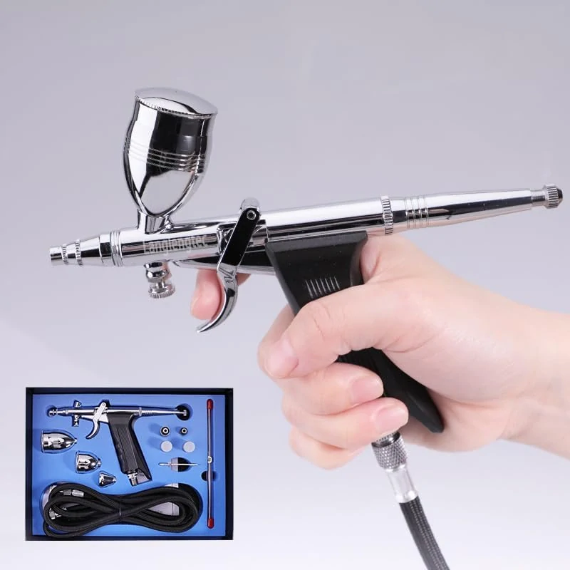 Langlengtec ‎116B Double Action Airbrush 3v1 0,3mm + 0,5mm + 0,8 mm (Trigger type)