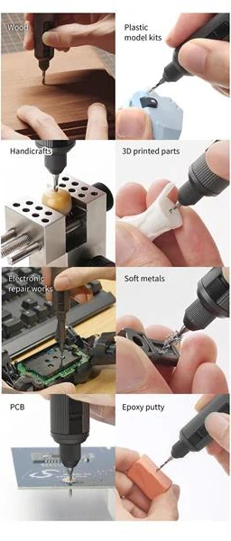 DSPIAE Orbit Electric Drill / Akumulátorová elektrická mini vrtačka