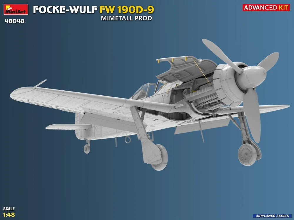 MiniArt Focke-Wulf Fw 190D-9. Mimetall Prod. Advanced Kit 1/48