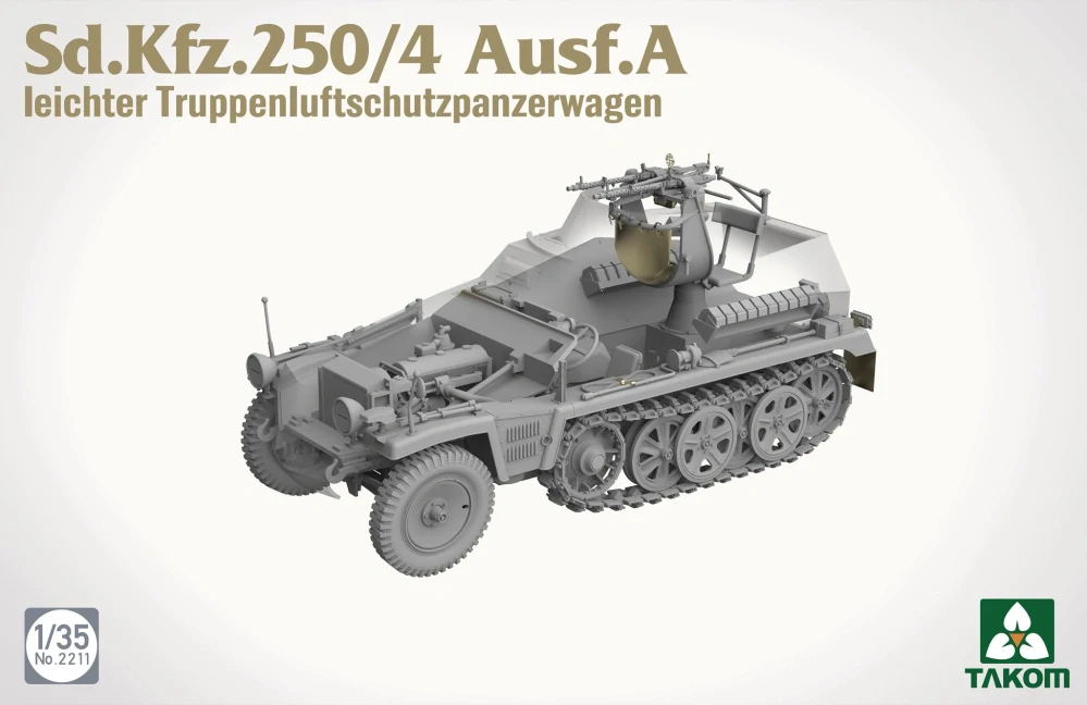 Takom Sd.Kfz.250/4 Ausf.A Ie.Truppenluftschutzpanzerwgn. 1/35 (Předobjednávka červenec)